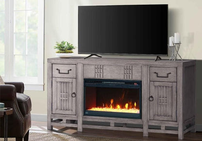 Legends Furniture - Fusion 61 inch Fireplace TV Console in Dawn - ZFUS-1961 veiw 7