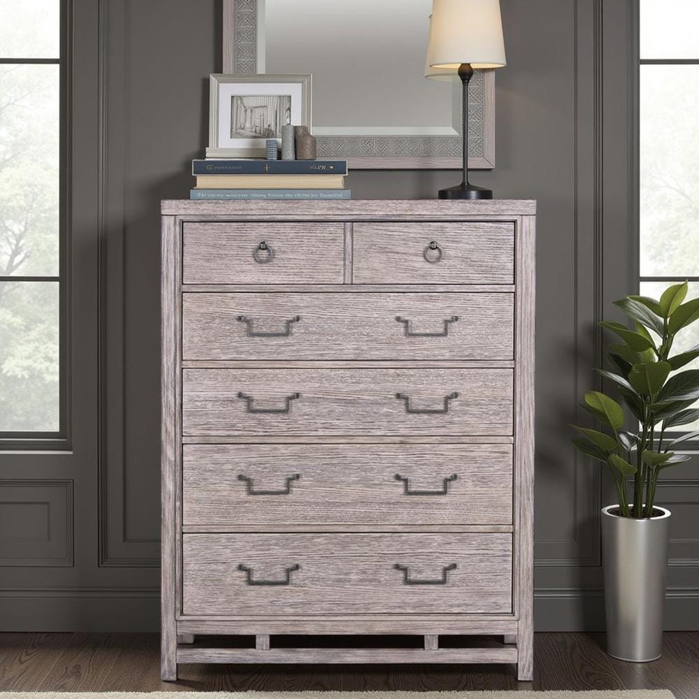 Legends Furniture - Fusion Five Drawer Chest in Dawn - ZFUS-7016 veiw 7