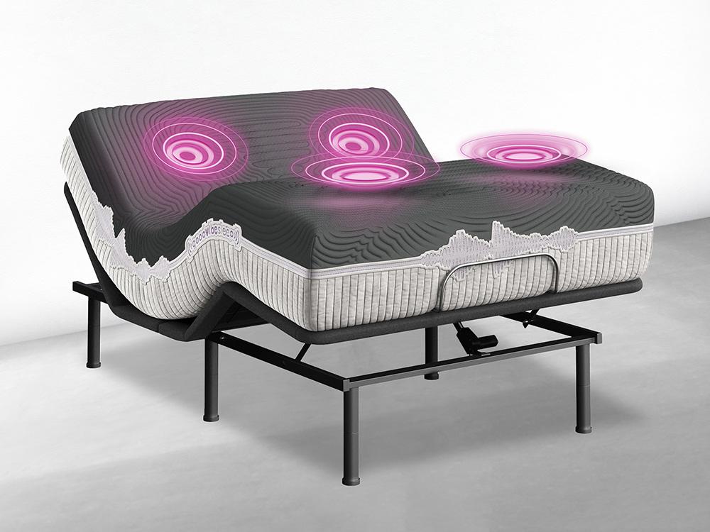 Legends Furniture - GoodVibeSleep Ease Mattress and Adjustable Base Comfort Ensemble, King Size - ZGVS-ADJ-AFGVES-KG veiw 3