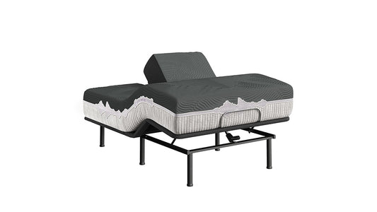 Legends Furniture - GoodVibeSleep Ease Flex Head Mattress and Adjustable Base Comfort Ensemble, King Size - ZGVS-ADJ-AFGVES-FK veiw 1
