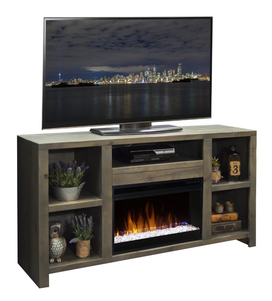 Legends Furniture - Joshua Creek 62in Fireplace Console - JC5201-BNW veiw 1
