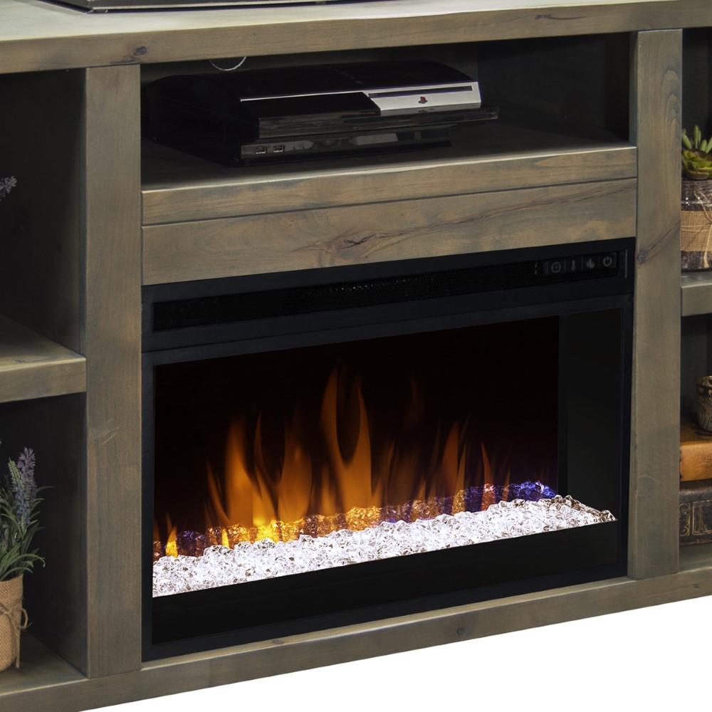 Legends Furniture - Joshua Creek 62in Fireplace Console - JC5201-BNW veiw 2
