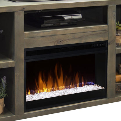 Legends Furniture - Joshua Creek 62in Fireplace Console - JC5201-BNW veiw 2