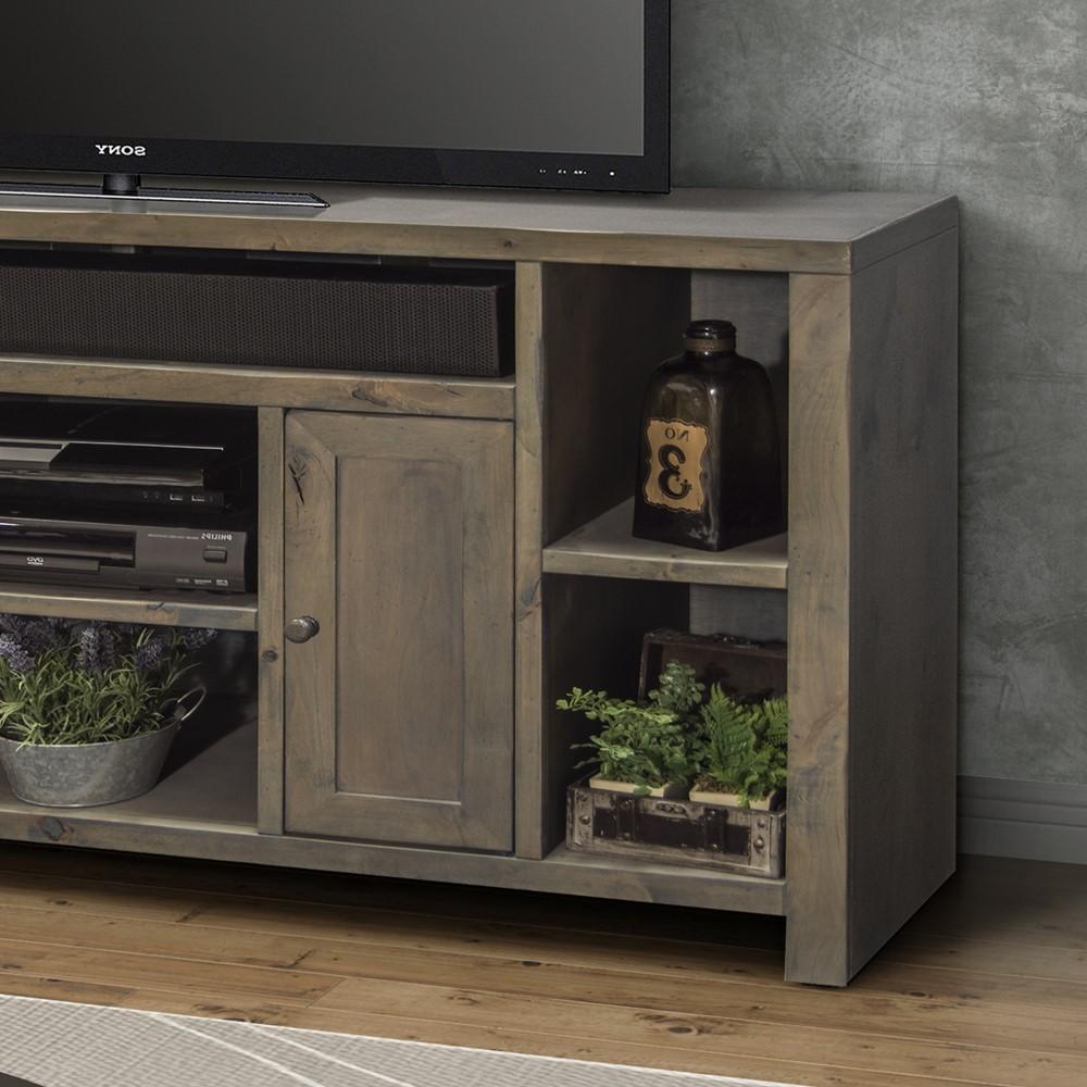 Legends Furniture - Joshua Creek 65in TV Console - JC1265-BNW veiw 3
