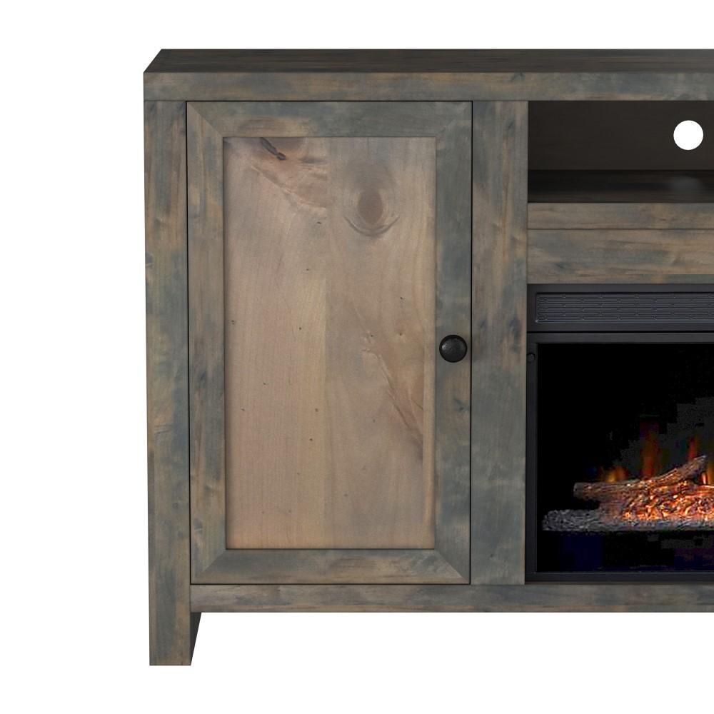 Legends Furniture - Joshua Creek 84in Fireplace Console - JC5401-BNW veiw 3