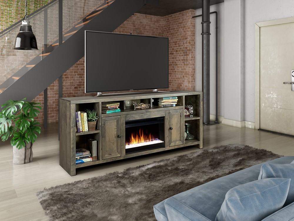 Legends Furniture - Joshua Creek 84in Super Fireplace - JC5284-BNW veiw 1