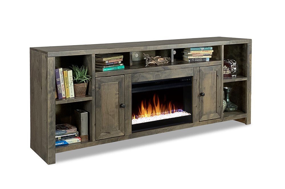 Legends Furniture - Joshua Creek 84in Super Fireplace - JC5284-BNW veiw 3