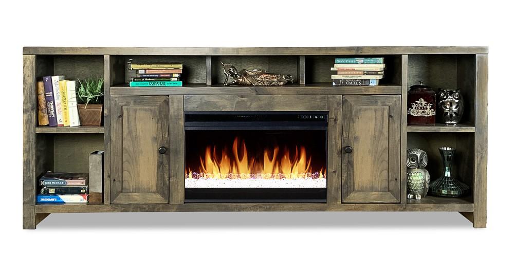 Legends Furniture - Joshua Creek 84in Super Fireplace - JC5284-BNW veiw 5
