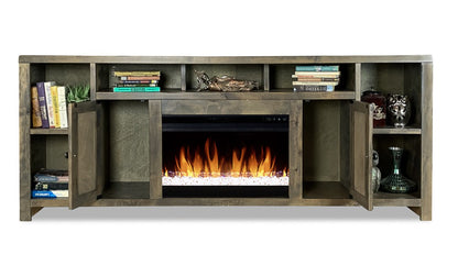 Legends Furniture - Joshua Creek 84in Super Fireplace - JC5284-BNW veiw 6