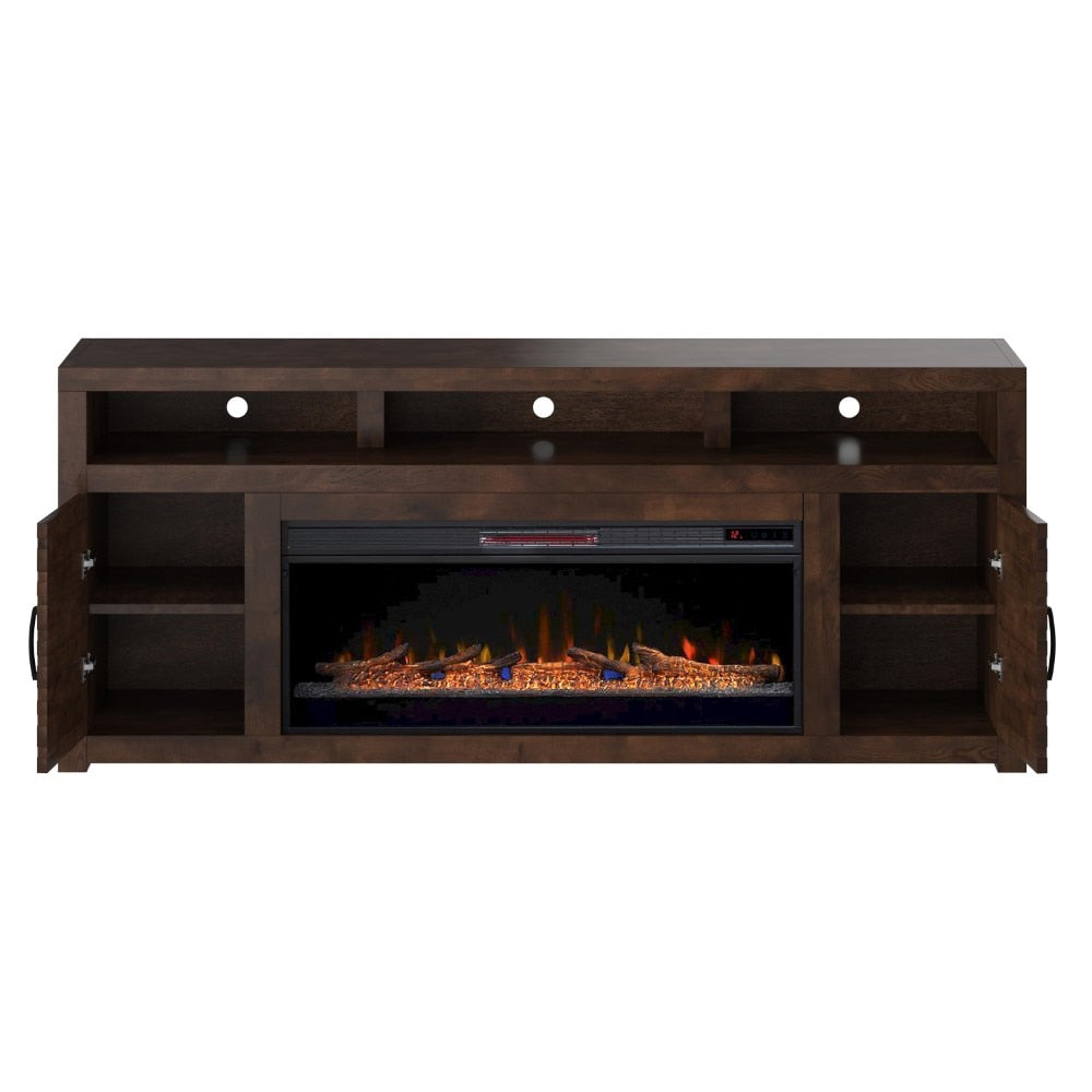 Legends Furniture - Sausalito 78in Fireplace Console - SL5401-WKY veiw 3