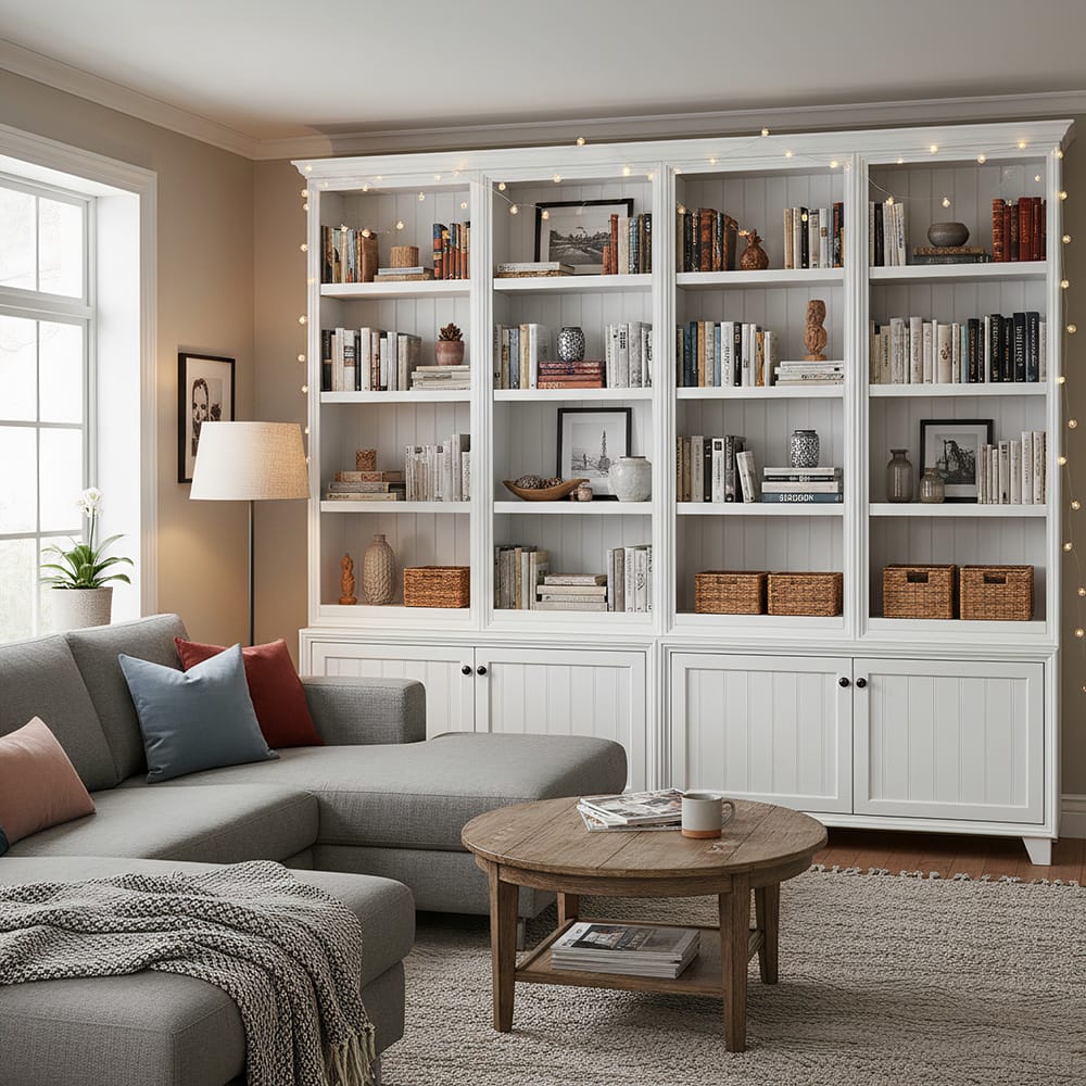 Legends Furniture - Seabrook 48" Modular 2-Door Storage Cabinet, White - FA1210E.WHT view 5