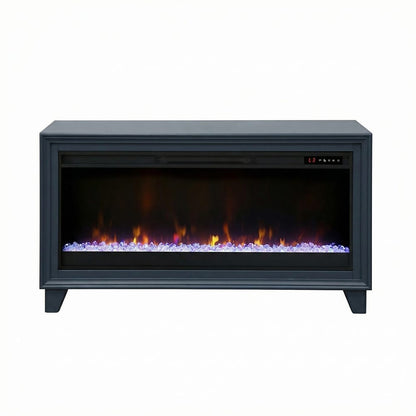 Legends Furniture - Seabrook 48" Modular Fireplace Cabinet, Blue - FA5401E.DEB view 2
