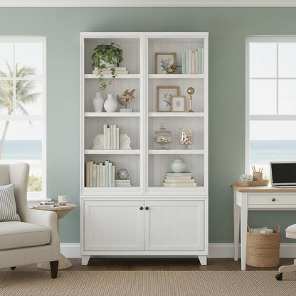Legends Furniture - Seabrook 60" Modular Bookcase Pier, White - FA3201E.WHT view 4