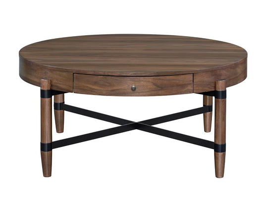 Legends Furniture - Tranquility 42 inch Round Coffee Table in Walnut - ZTRN-4200 veiw 1