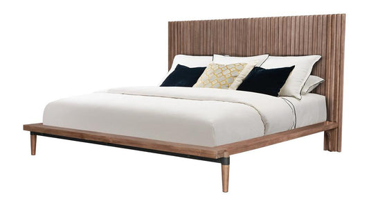 Legends Furniture - Tranquility Queen Platform Bed in Walnut - ZTRN-7000QG veiw 1