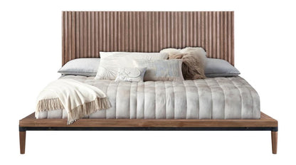 Legends Furniture - Tranquility Queen Platform Bed in Walnut - ZTRN-7000QG veiw 2