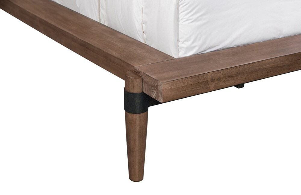 Legends Furniture - Tranquility Queen Platform Bed in Walnut - ZTRN-7000QG veiw 4