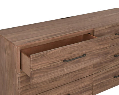 Legends Furniture - Tranquility Six Drawer Dresser in Walnut - ZTRN-7013 veiw 3