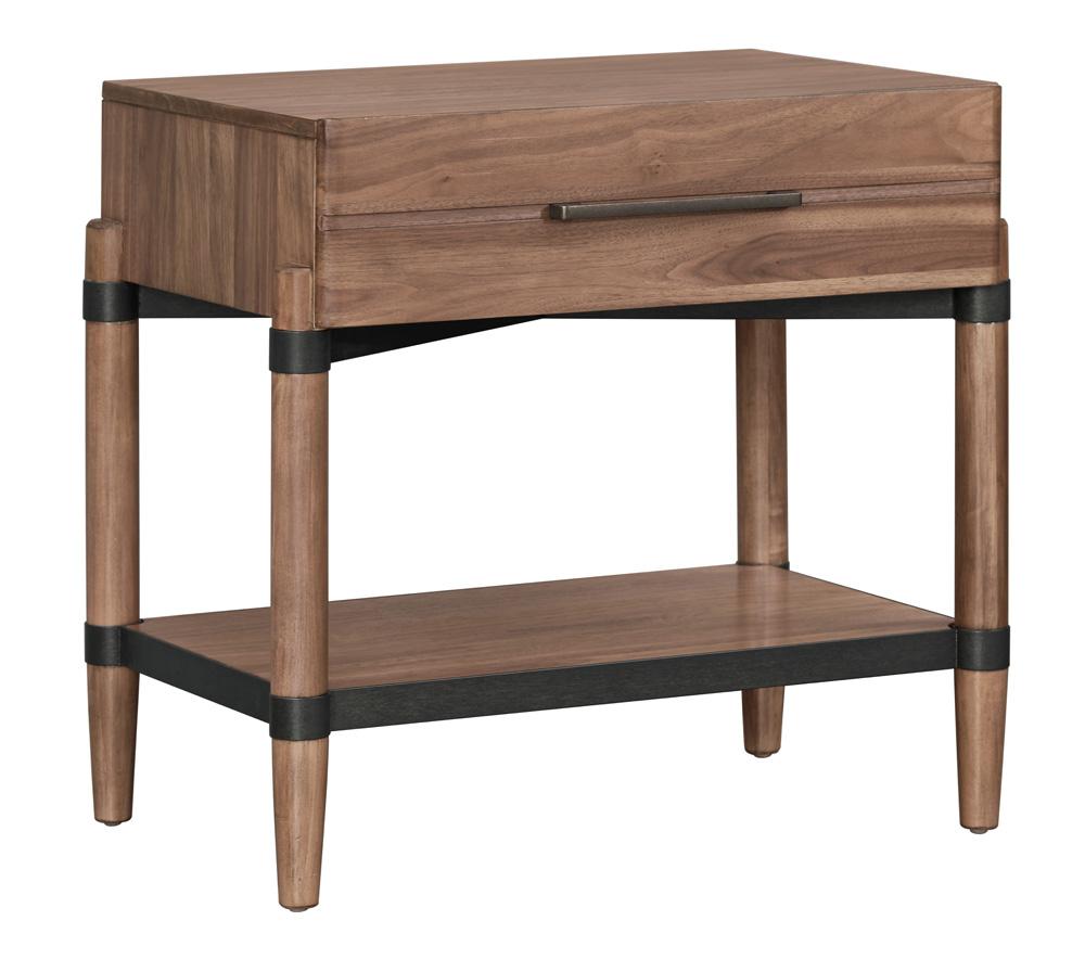Legends Furniture - Tranquilty 26 inch One Drawer Nightstand in Walnut - ZTRN-7115 veiw 1
