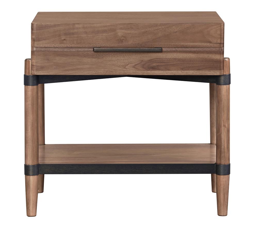 Legends Furniture - Tranquilty 26 inch One Drawer Nightstand in Walnut - ZTRN-7115 veiw 2