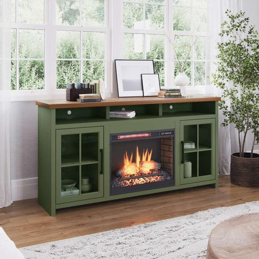 Legends Furniture - Vineyard 74in Fireplace Console - VY5110.SFL veiw 1
