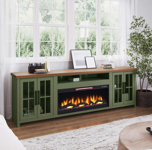 Legends Furniture - Vineyard Super Fireplace Console - VY5410.SFL veiw 1