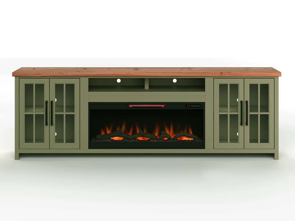 Legends Furniture - Vineyard Super Fireplace Console - VY5410.SFL view 2