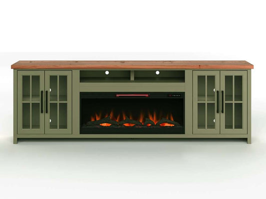 Legends Furniture - Vineyard Super Fireplace Console - VY5410.SFL veiw 2