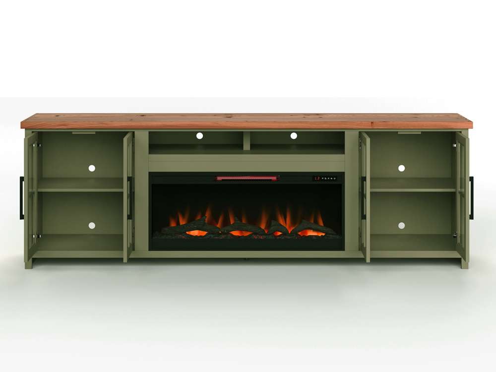 Legends Furniture - Vineyard Super Fireplace Console - VY5410.SFL view 3