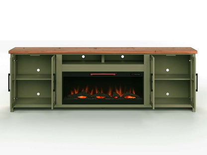 Legends Furniture - Vineyard Super Fireplace Console - VY5410.SFL view 3