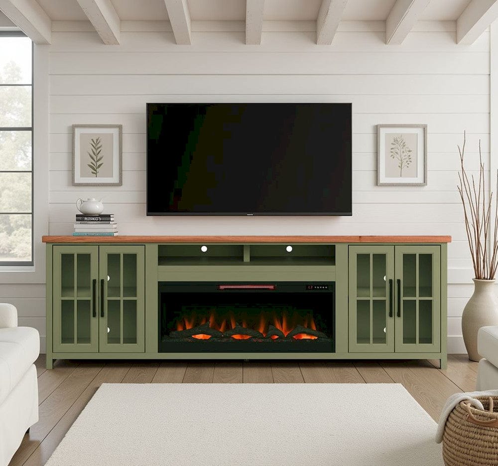 Bridgevine Home - Vineyard Super Fireplace Console - VY5410.SFL view 9