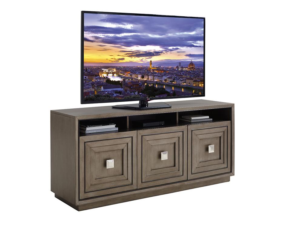 Lexington - Ariana Basel Three Door Media Console In Rich Gray Finish - 732-907 veiw 4