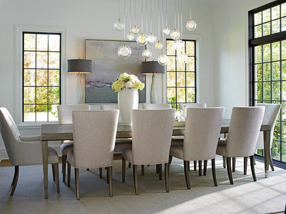 Lexington - Ariana Bellamy Upholstered Side Chair In Rich Gray Finish And Silver Gray Fabric - 732-882-01 veiw 4