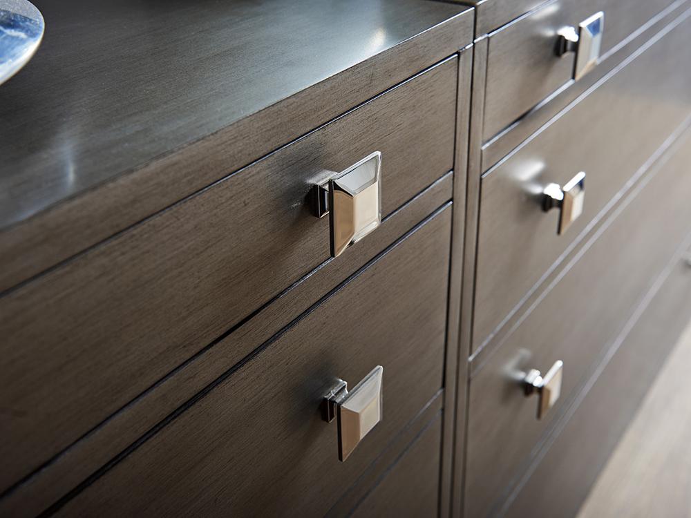 Lexington - Ariana Cavalaire Four Drawer Bachelors Chest In Rich Gray Finish - 732-624 veiw 3