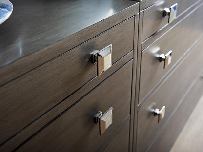 Lexington - Ariana Cavalaire Four Drawer Bachelors Chest In Rich Gray Finish - 732-624 veiw 3