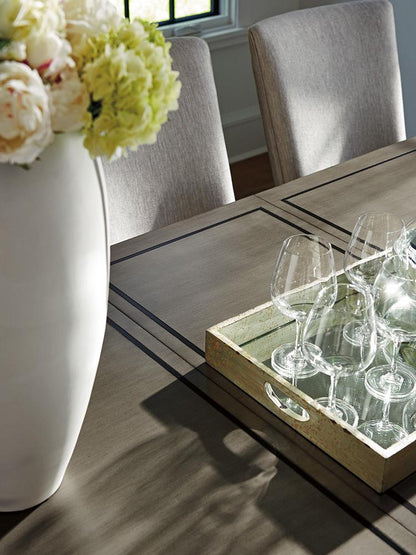 Lexington - Ariana Chateau Extendable Rectangular Dining Table In Rich Gray Finish - 732-877 veiw 8