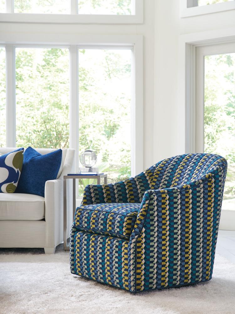 Lexington - Ariana Escala Swivel Chair, Multi - 7657-11SW-41 veiw 3