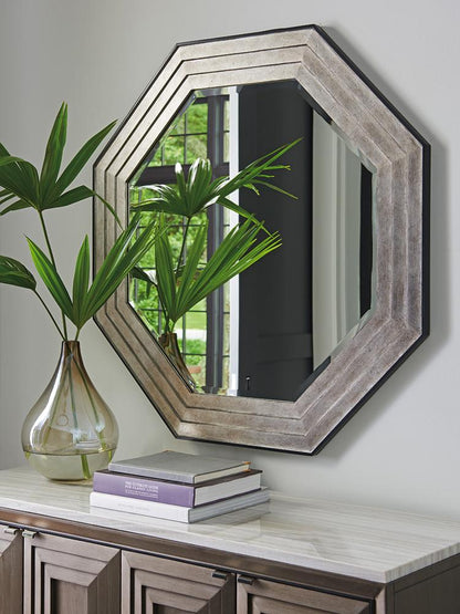 Lexington - Ariana Latour Octagonal Mirror In Silver Leaf Finish - 733-201 veiw 2