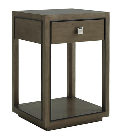 Lexington - Ariana Margaux One Drawer Night Table In Rich Gray Finish - 732-622 veiw 1