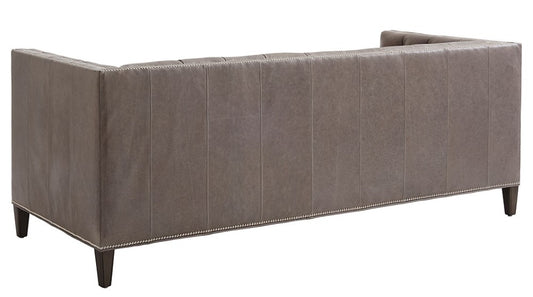 Lexington - Ariana Monaco Leather Sofa Gray - LL7567-33-40 veiw 2