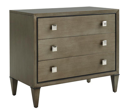 Lexington - Ariana Paloma Three Drawer Nightstand In Rich Gray Finish - 732-620 veiw 1