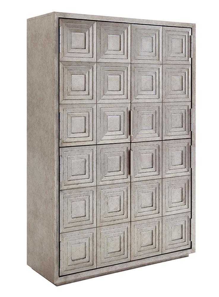 Lexington - Ariana Sanremo Four Door Cabinet In Silver Leaf Finish - 733-975 veiw 1