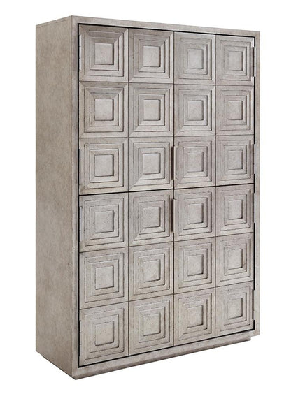 Lexington - Ariana Sanremo Four Door Cabinet In Silver Leaf Finish - 733-975 veiw 1