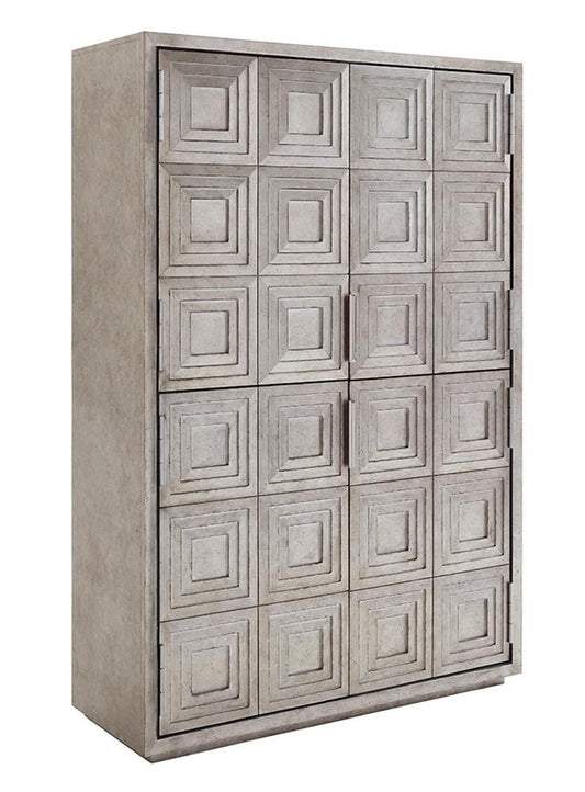 Lexington - Ariana Sanremo Four Door Cabinet In Silver Leaf Finish - 733-975 veiw 1