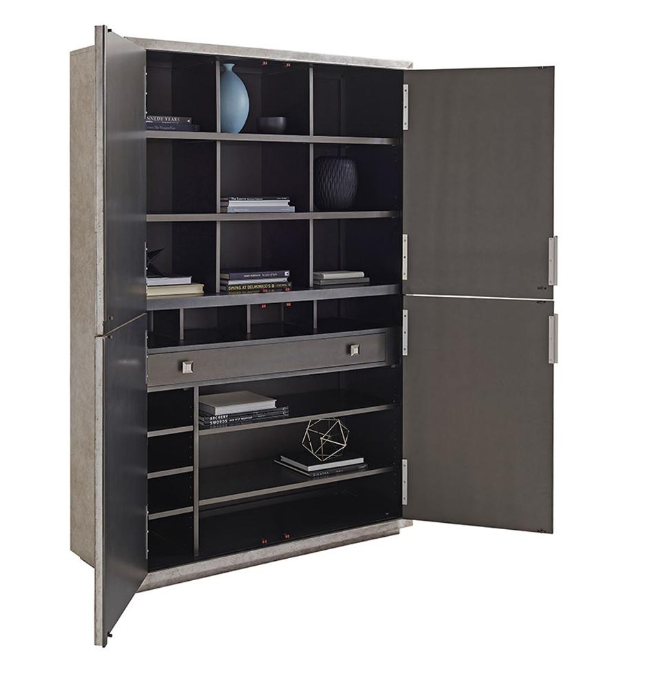 Lexington - Ariana Sanremo Four Door Cabinet In Silver Leaf Finish - 733-975 veiw 3