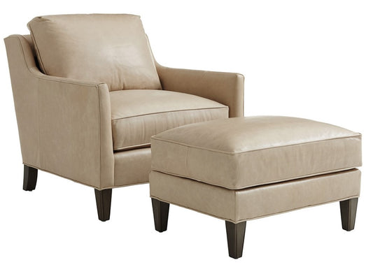 Lexington - Ariana Turin Leather Ottoman - LL7716-44-40 veiw 2