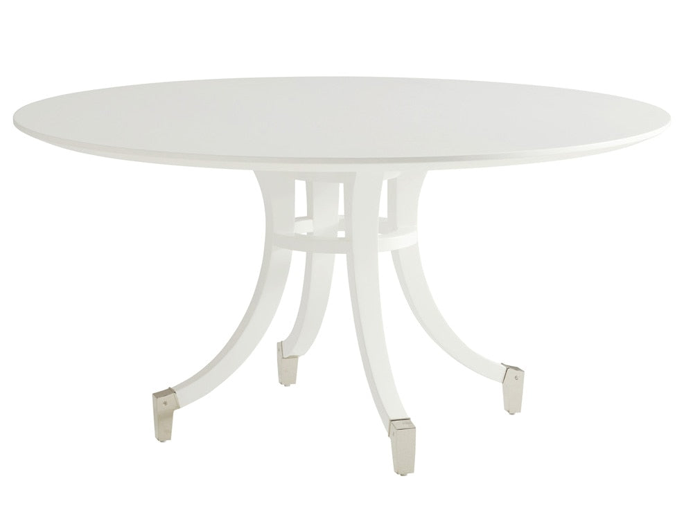 Lexington - Avondale Bloomfield Round Dining Table, Alabaster - 415-870C veiw 1