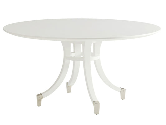 Lexington - Avondale Bloomfield Round Dining Table, Alabaster - 415-870C veiw 1