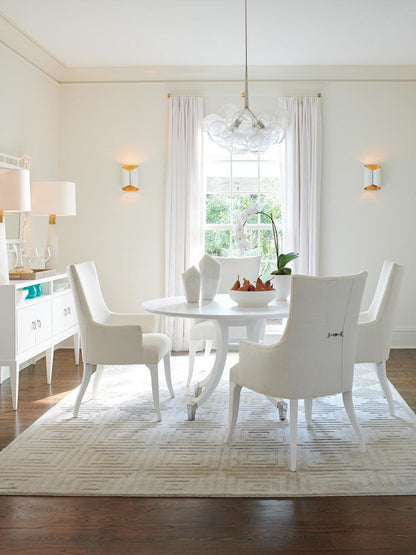Lexington - Avondale Bloomfield Round Dining Table, Alabaster - 415-870C veiw 2