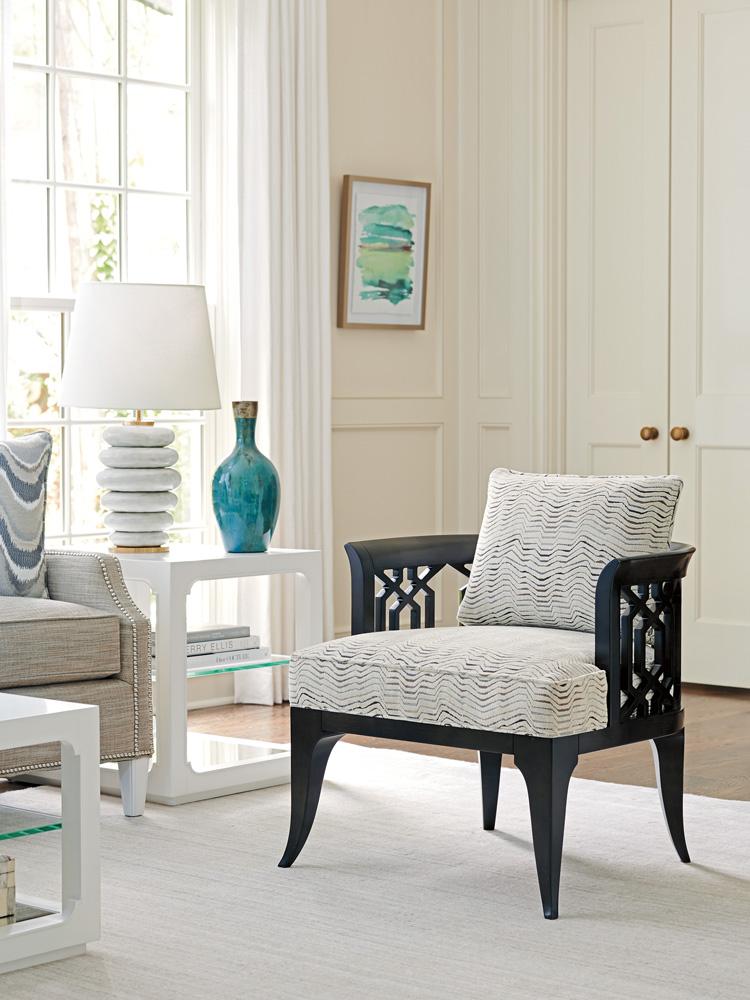 Lexington - Avondale Gatewick Chair, Charcoal - 1848-11-41 veiw 3